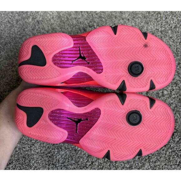 Nike Air Jordan 14 Retro Low Shocking Pink Size 5.5 Women's - Picture 5 of 7